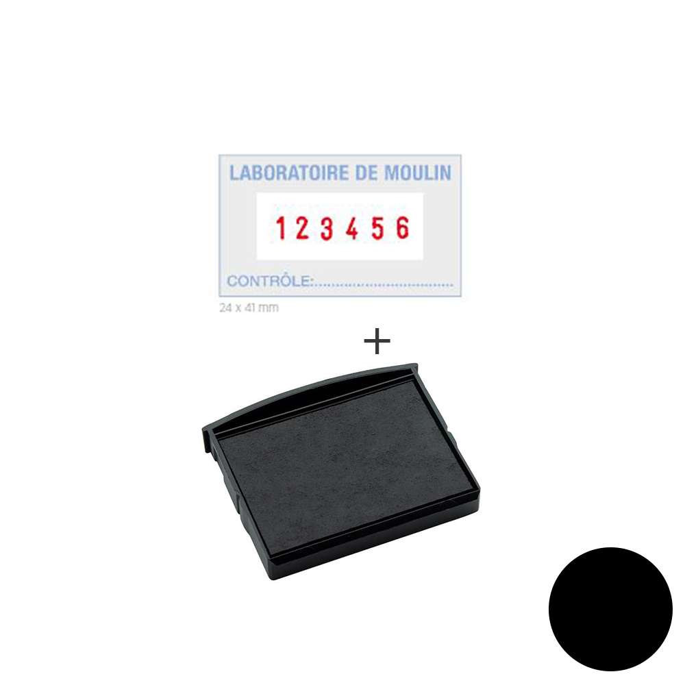 Plaque-Texte de rechange SANS timbre | Colop Heavy Duty • Numéroteur