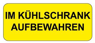 Étiquettes d'information - Jaune Fluo