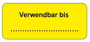 Étiquettes d'information - Jaune Fluo