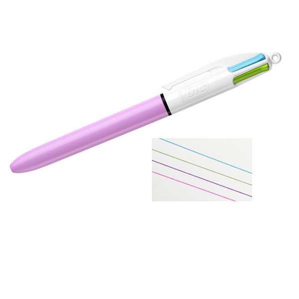 Stylo bille quatre couleurs BIC