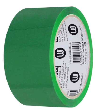 Rubans adhésif d'emballage, en PP, 50 mm x 66 m