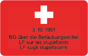 Étiquette LF sur les Stupéfiants