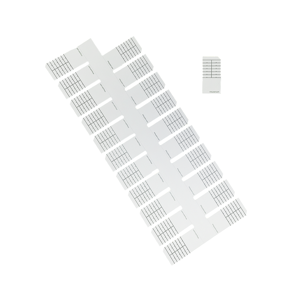 Mini-carte per medicinali | foglio da 22 pezzi